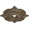 Ekena Millwork Benson Classic Medallion (Canopies up to 6 1/2"), 28 3/8"OD x 3 3/4"ID x 1 5/8"P, Warm Silver CM28BEWSS - alternate 4